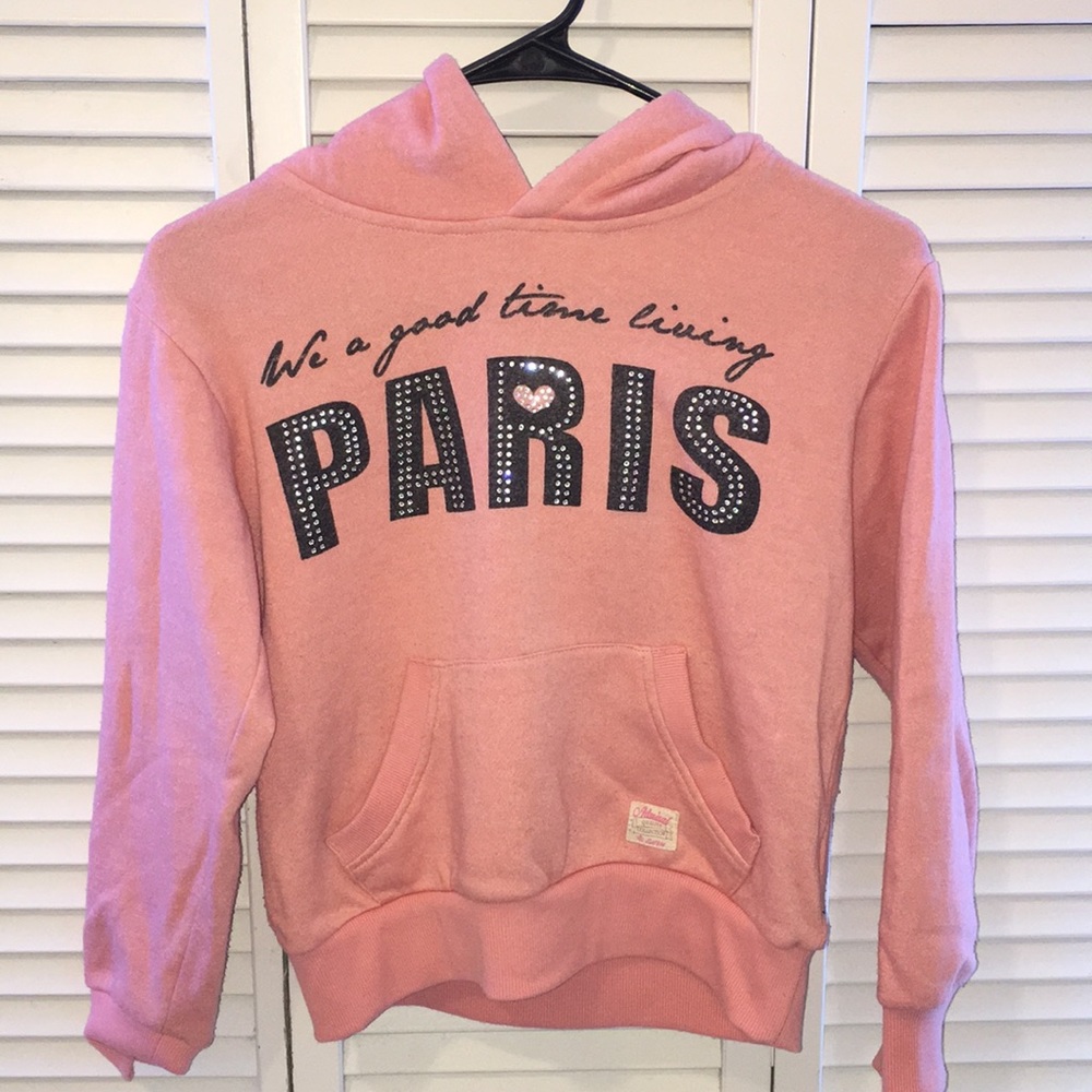 Pink hoodie for girls